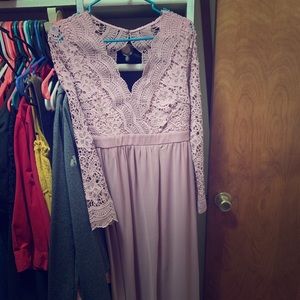 Mauve dress